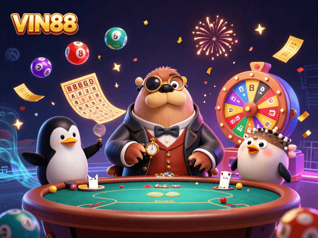 Engage in thrilling gameplay at VIN88 with a unique underwater poker scene