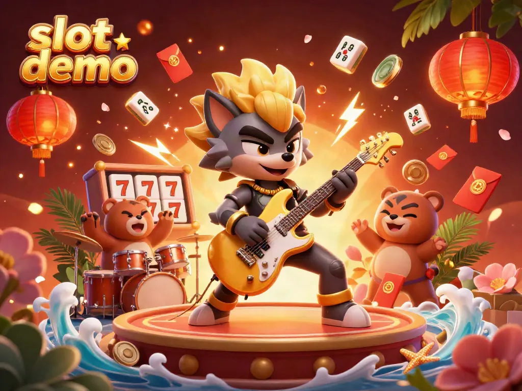 Engage with thrilling slot demo gameplay featuring vivid characters and vibrant casino elements.
