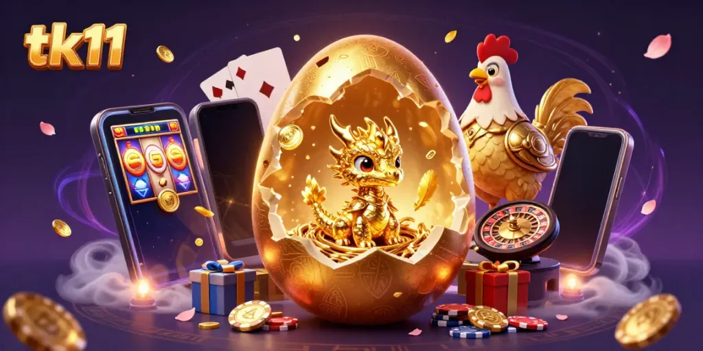 Engage with tk11’s thrilling gaming adventure featuring golden treasures and captivating scenes.