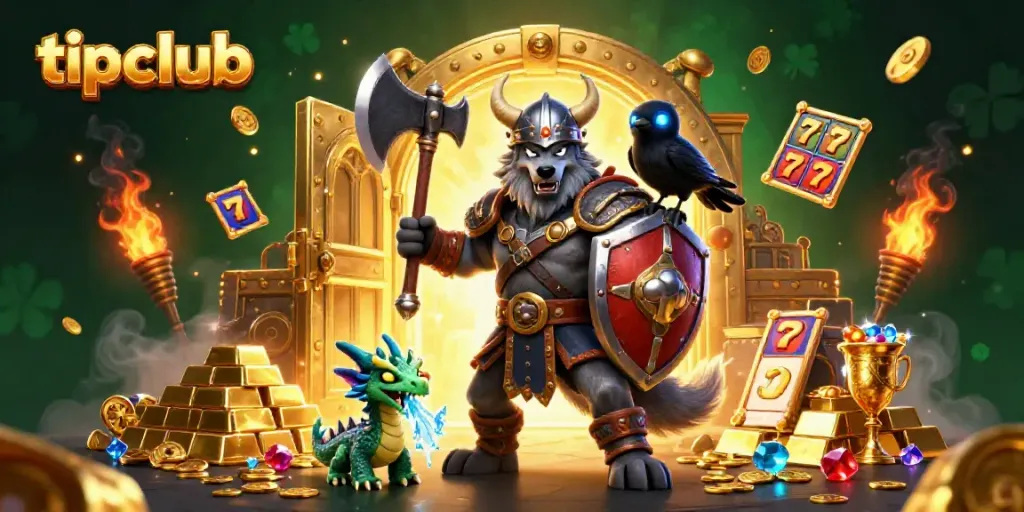 Experience the thrill of tipclub with dynamic casino elements and heroic characters in action.