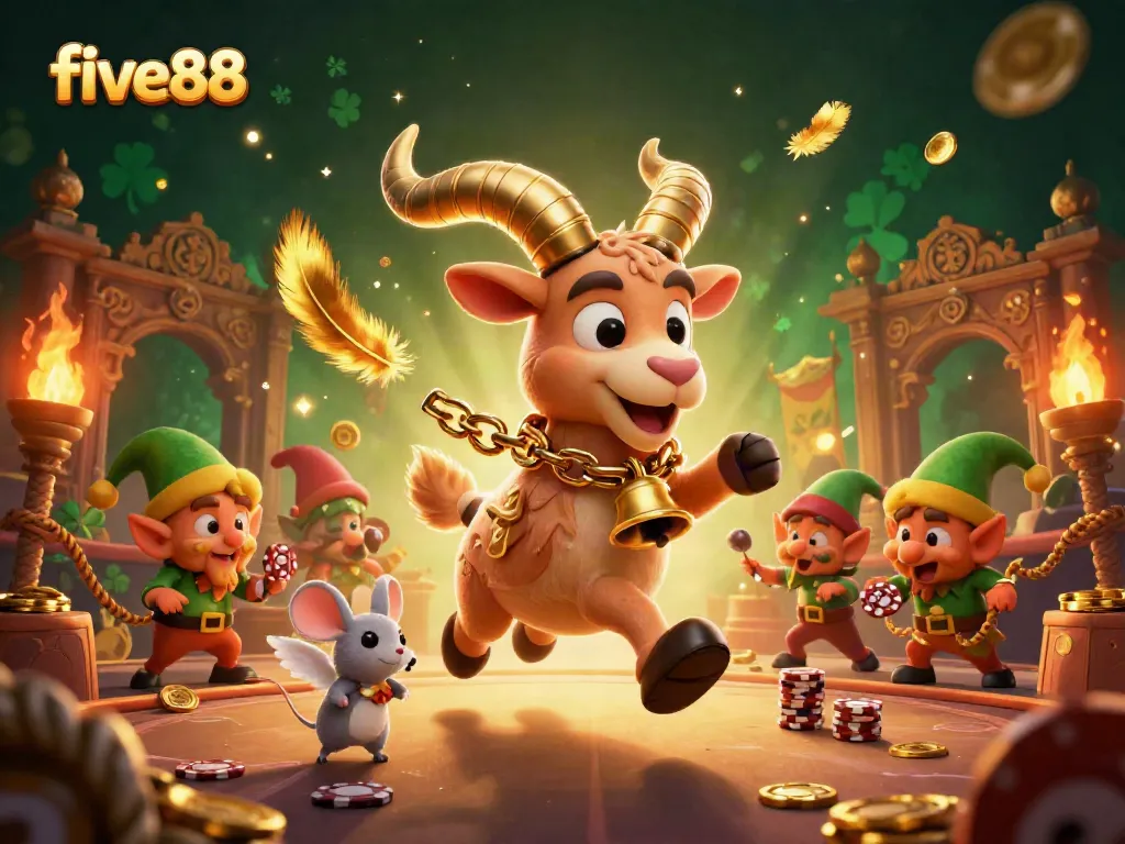 Experience thrilling gameplay in five88’s festive casino with Krampus, angel mouse, and naughty gremlins.