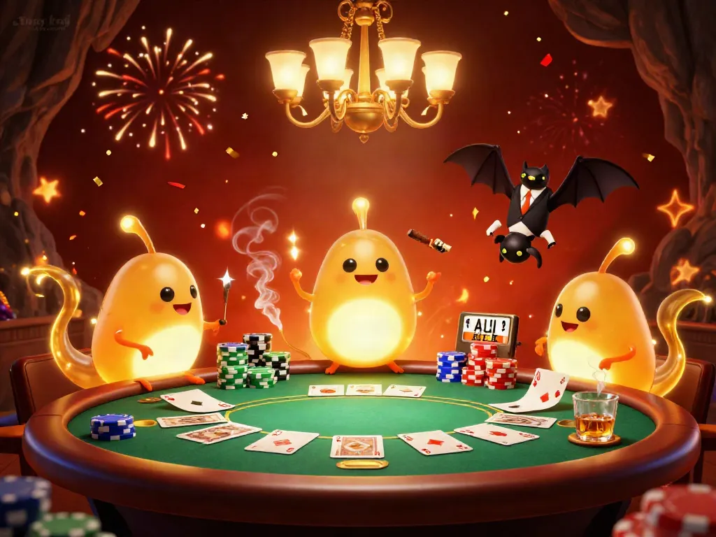 Experience high-energy gaming at Trang chủ ko66 with glowing glowworms illuminating a vibrant cave casino scene.