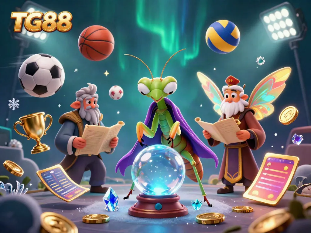 Engage with TG88's thrilling gaming experience featuring dynamic casino elements and a mystical atmosphere.