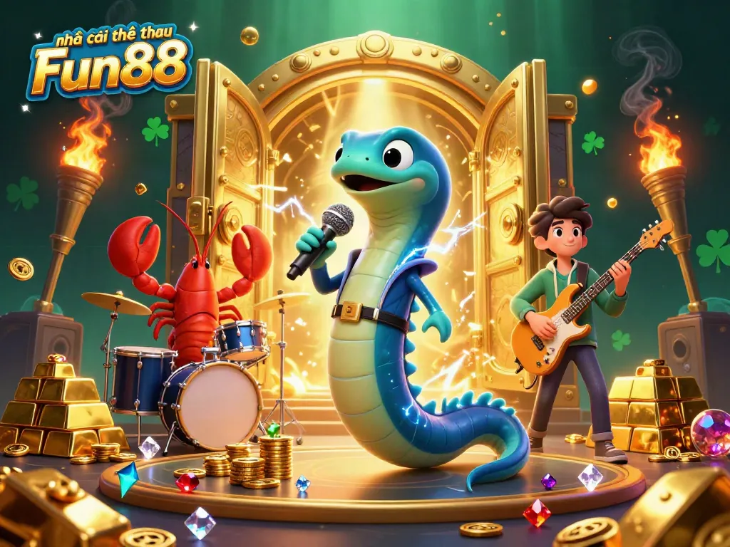 Experience the thrilling underwater performance at Nhà cái thể thao Fun88's vibrant casino stage