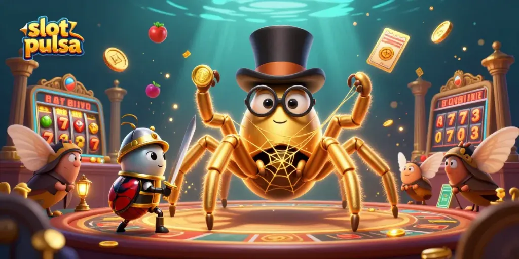 Engage with thrilling slot pulsa adventures featuring vibrant 3D gambling elements and dynamic characters.