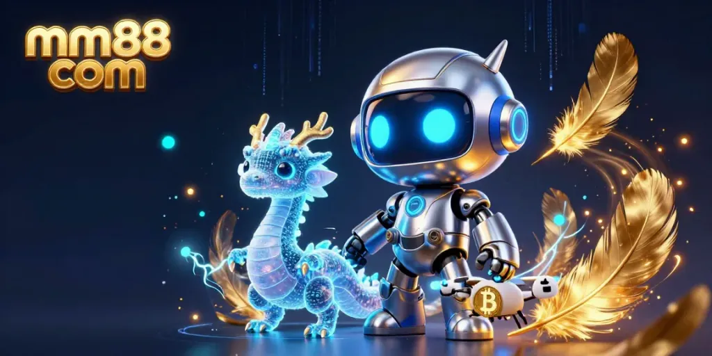 Engagement action at a vibrant mm88 com casino with dynamic characters and gaming elements.