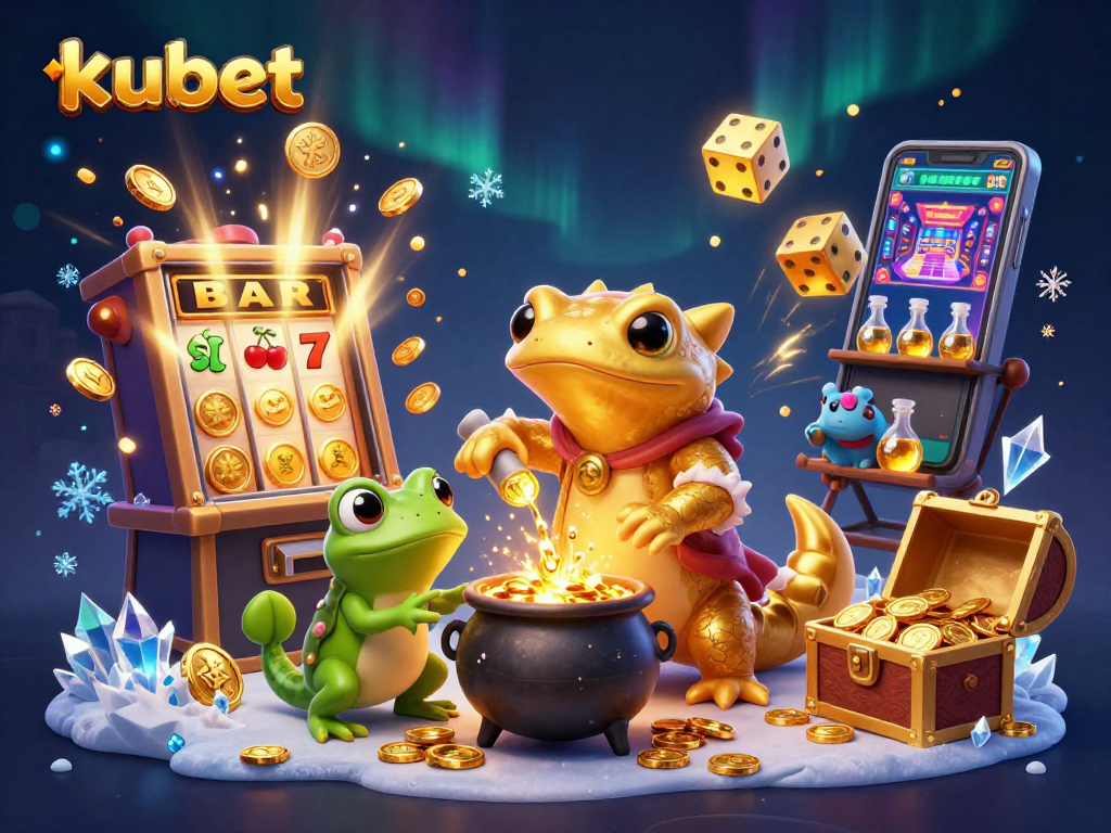 Experience excitement with kubet's magical casino world filled with golden treasures and jackpot wins.
