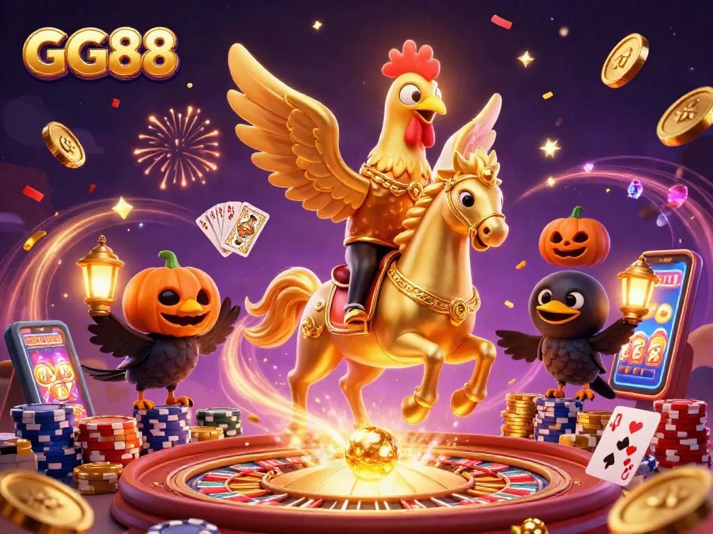 Join GG88 for thrilling casino experiences with vibrant cartoon characters and jackpots!
