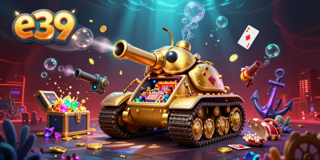Experience the excitement of e39 casino with a vibrant 3D beetle tank revealing a miniature casino full of surprises.