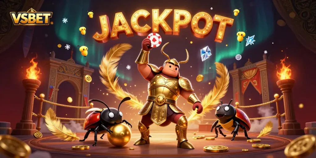 Experience the thrill of VSBET with dynamic characters and vibrant casino elements!