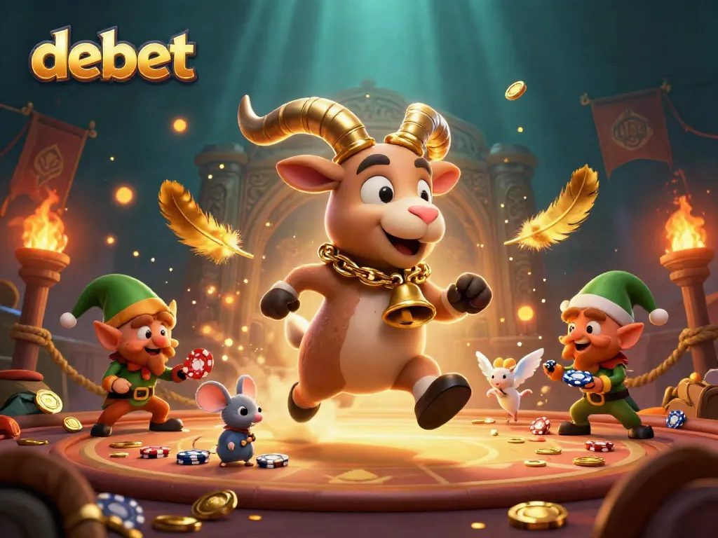 Experience debet with thrilling casino action in a festive horror-themed illustration.