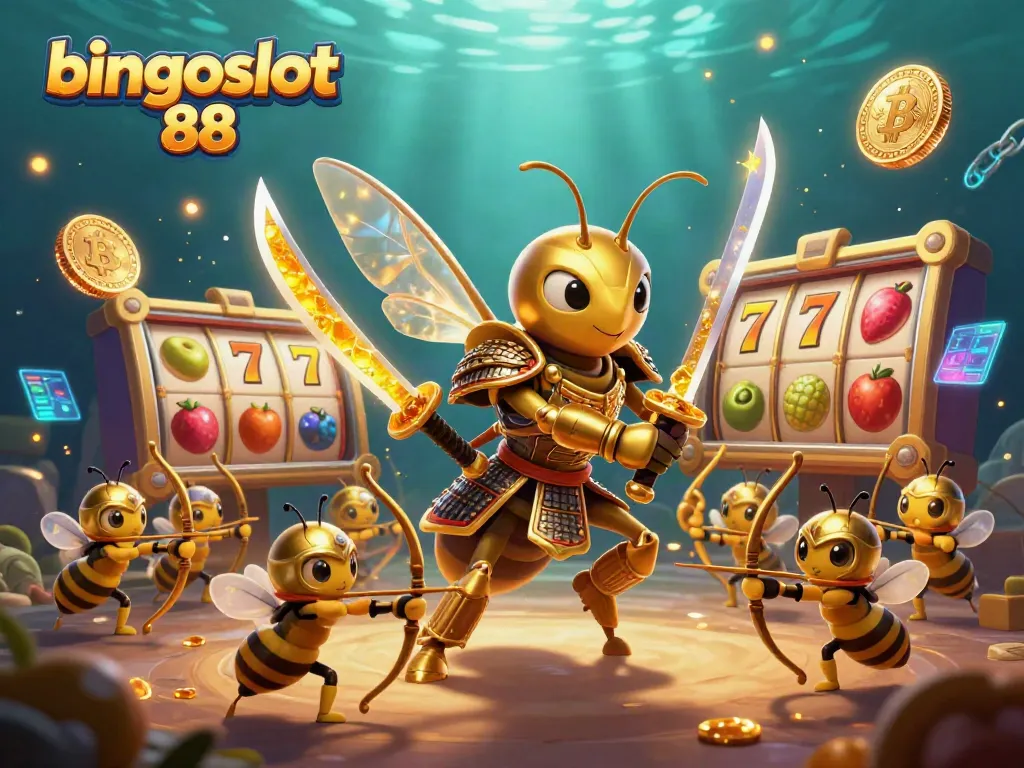 Bermain bingoslot 88 dengan slot bertema lebah dan petualangan seru di dunia kasino online.