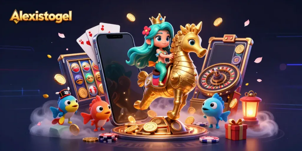 alexistogel terlibat dalam permainan kasino yang menarik dengan karakter putri duyung dan elemen slot