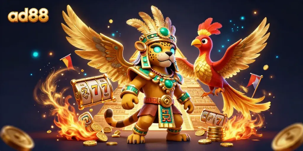 Play exciting slot games on ad88 with dynamic 3D representations of casino elements.