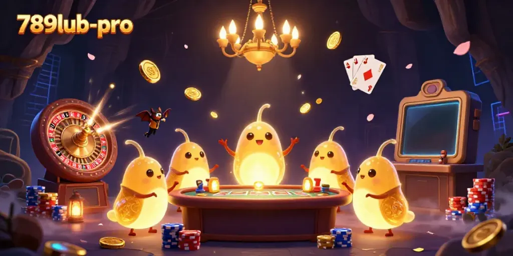 Experience the vibrant world of 789lub-pro, where glowing glowworms illuminate the excitement of gambling.