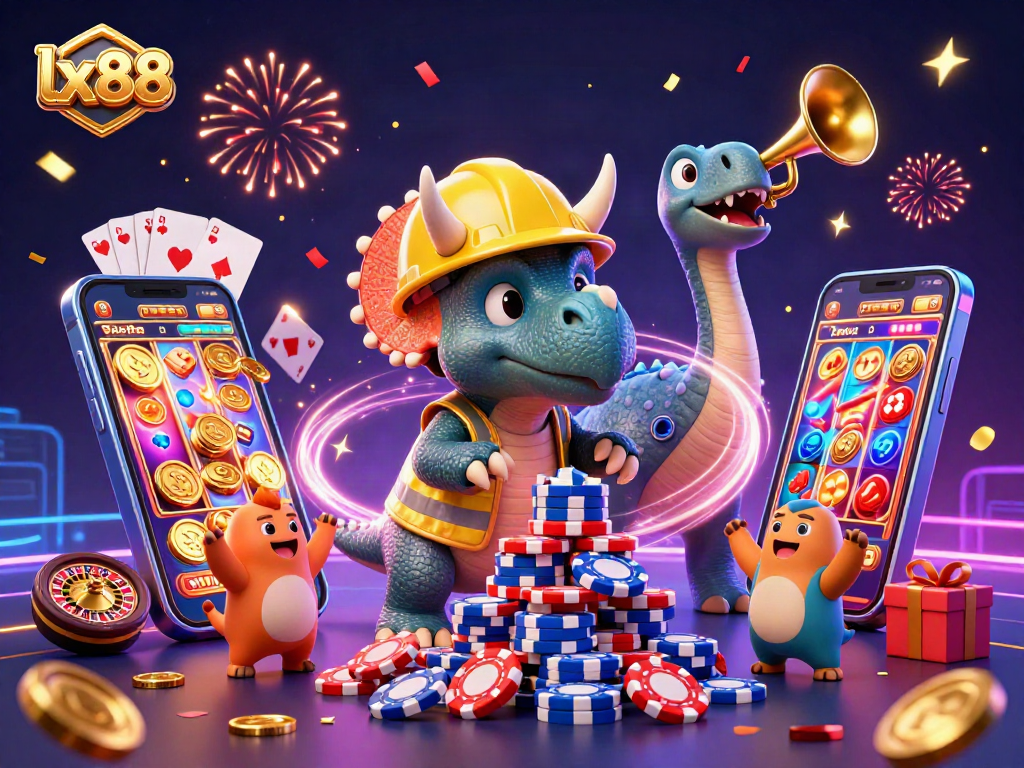 Play the slots with lx88, where excitement meets celebration in a vibrant casino adventure!