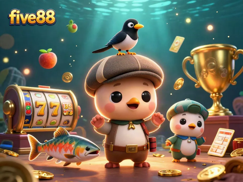 Engage with five88's thrilling slots as 3D characters bring the excitement to life with dynamic casino elements.