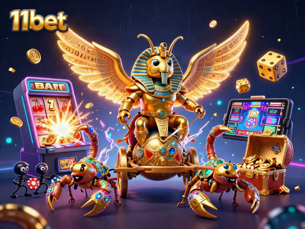 Enjoy thrilling 11bet gaming with a massive jackpot explosion and colorful casino elements.