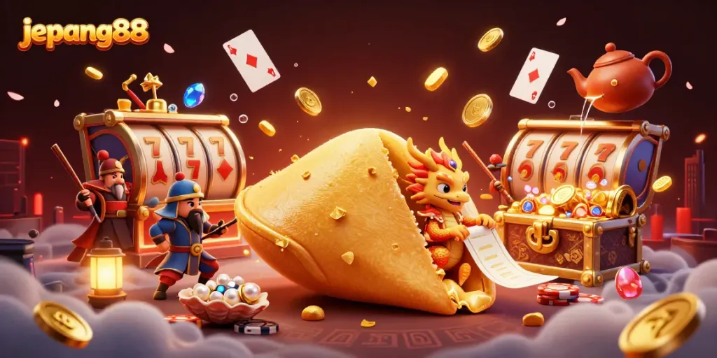 Experience the excitement of japonais88 casino with a colorful 3D scene featuring characters and vibrant game elements.