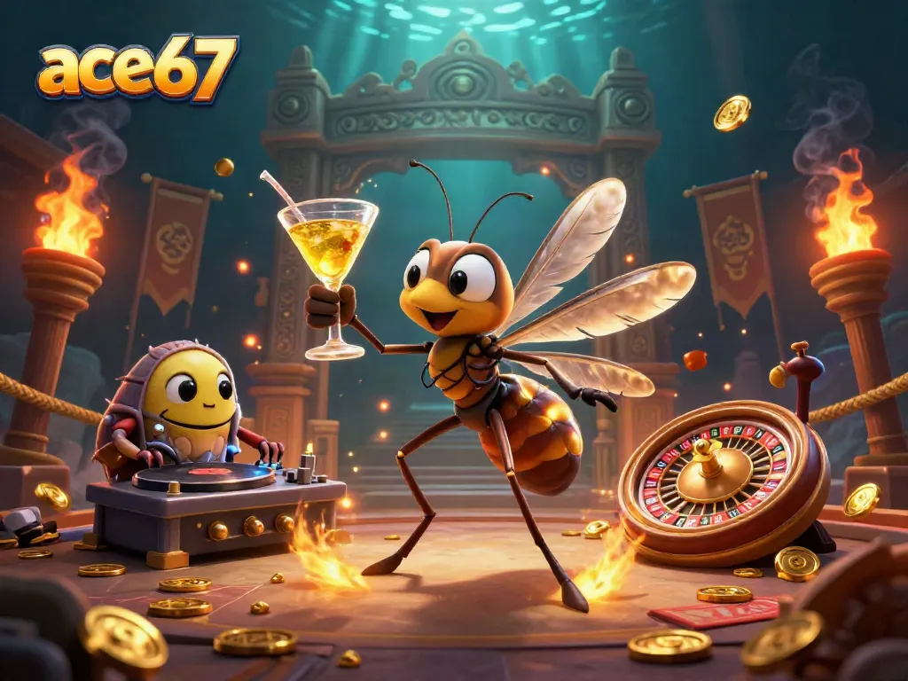 Experience thrilling games at ace67 with unique characters in an underwater casino world.