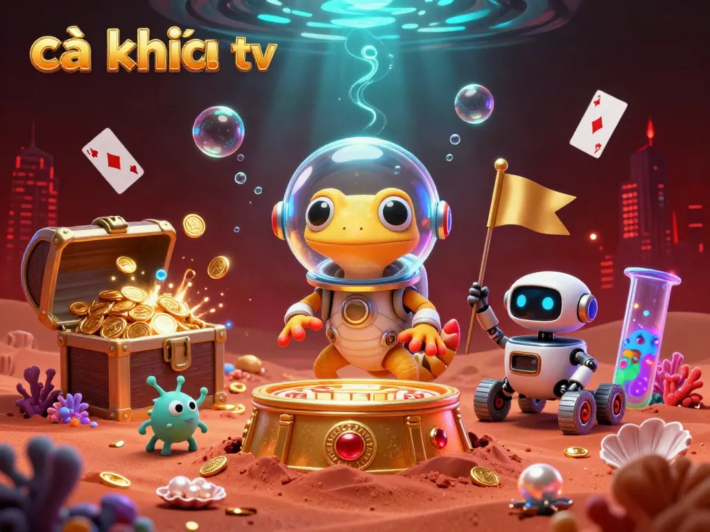 Experience the thrill of cà khịa tv with Martian gecko discovering a buried casino in stunning detail.