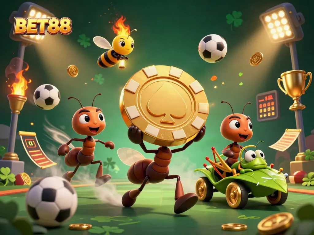 BET88 tham gia vào một cuộc phiêu lưu hình ảnh đậm chất sòng bạc với những nhân vật hoạt hình 3D.