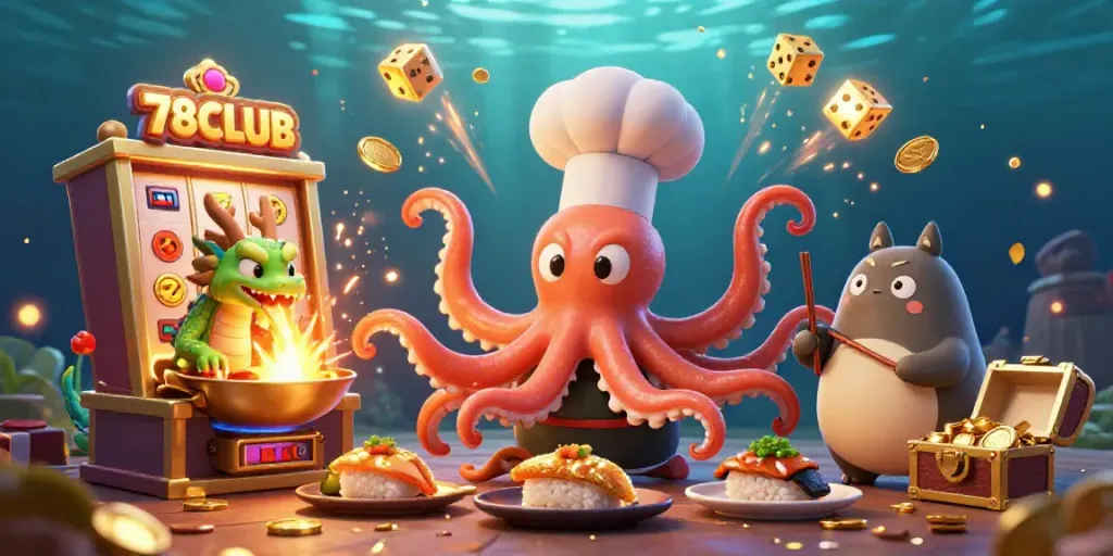 Experience vibrant games at 789CLUB with exciting characters in a dynamic casino setting.