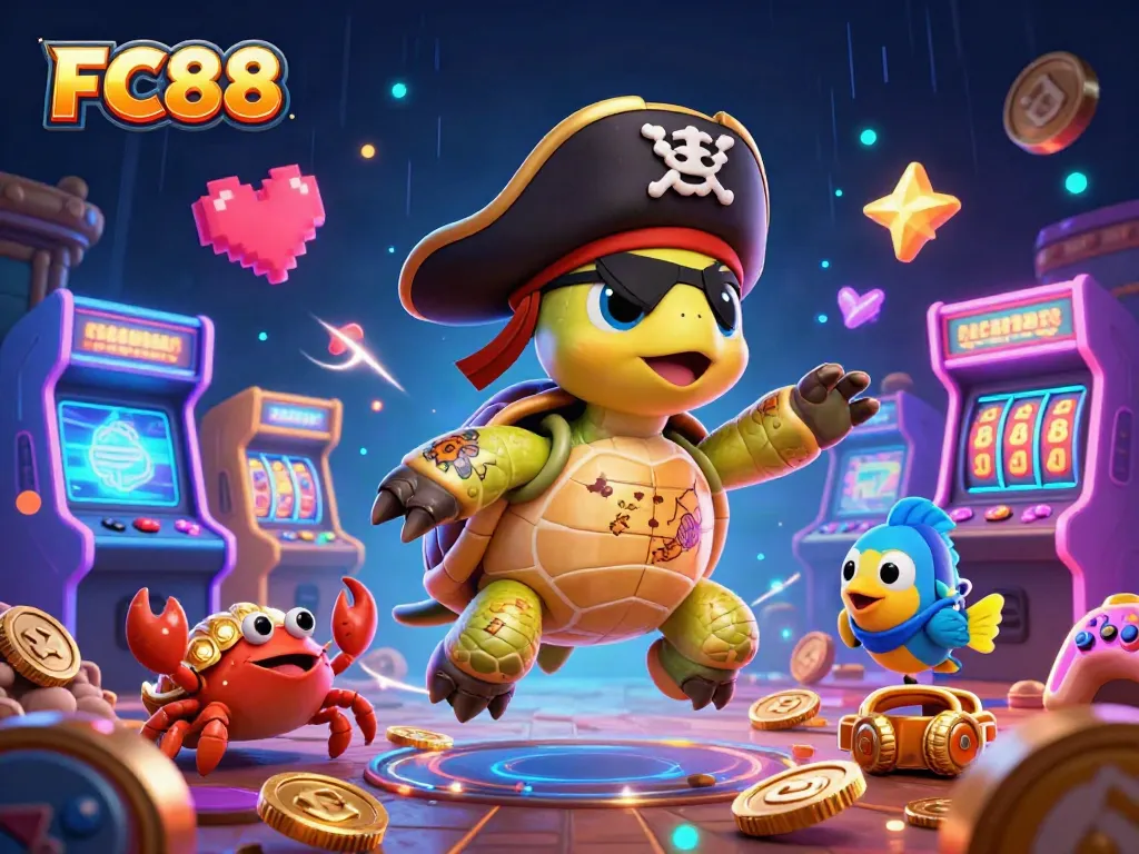 Engage with FC88's exciting casino adventures featuring vibrant characters and dynamic game elements