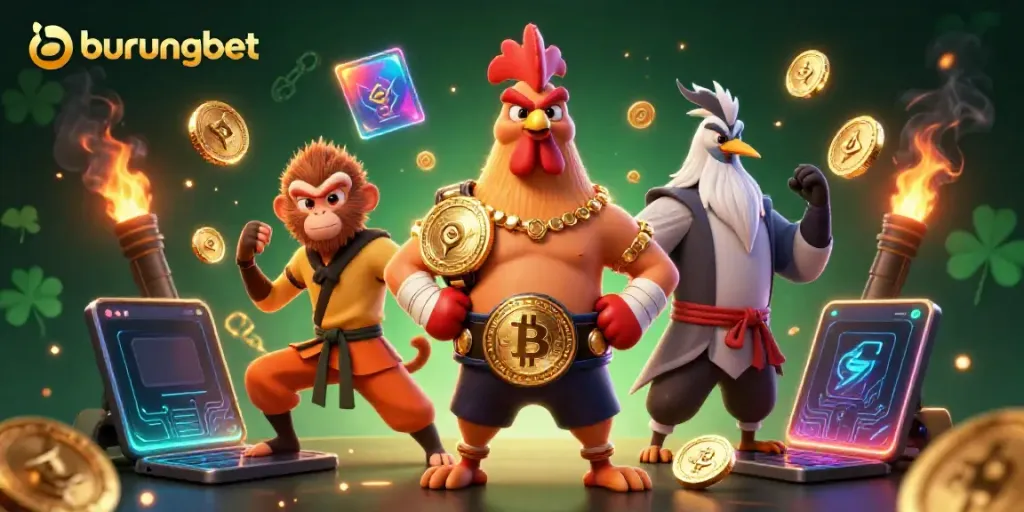 Engage with burungbet as a fierce roosters and martial artists embody the thrill of gaming.