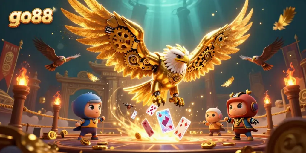 Trải nghiệm độc đáo với go88 trong không gian đầy màu sắc của game casino trực tuyến.