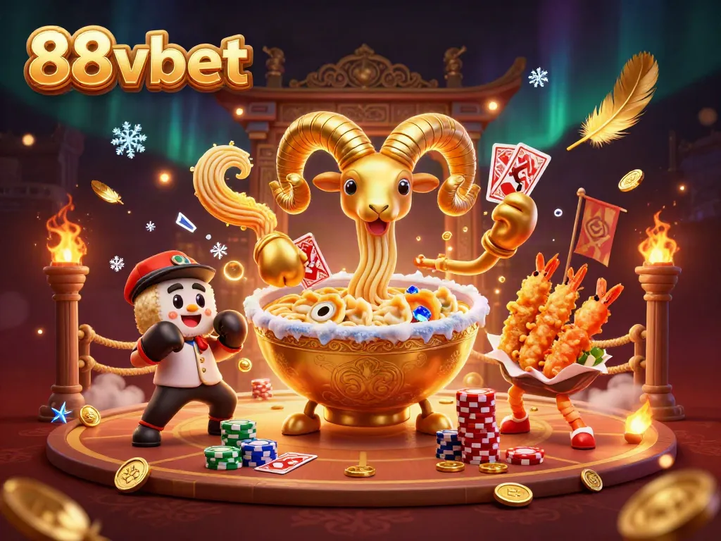 Engaging scene featuring 88vbet's entertaining characters dealing cards and stacking chips