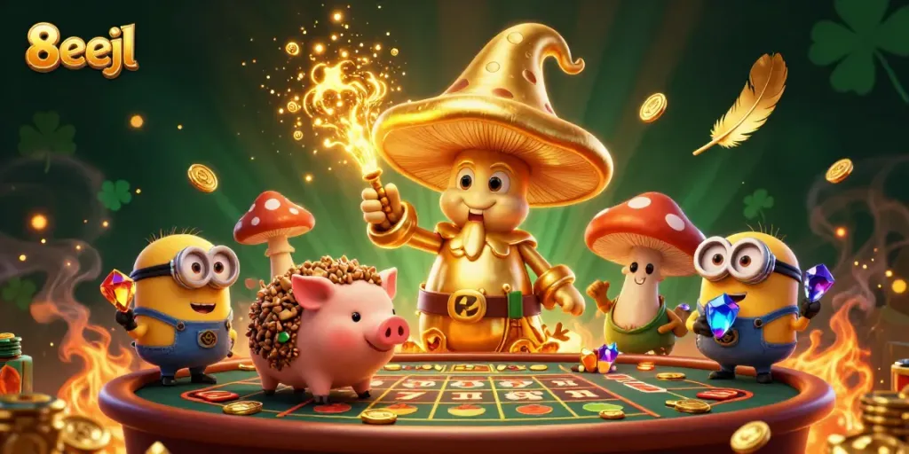 Experience the thrill of the 8eejl casino world with vibrant magic and treasure.