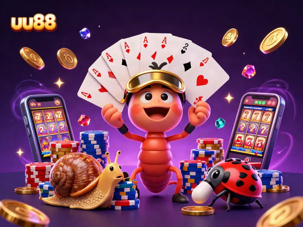 Experience the thrilling excitement of uu88 with vibrant casino characters and dynamic game elements.
