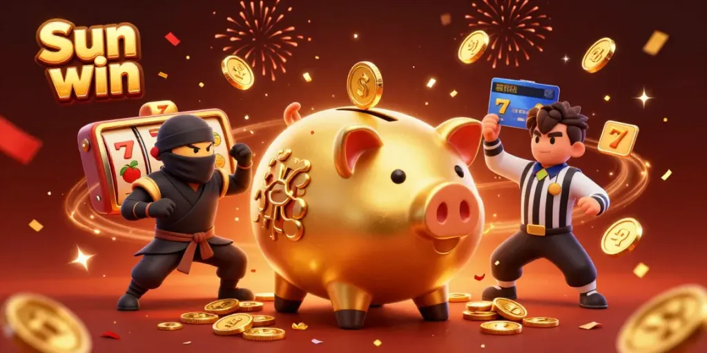 Experience the thrill of Sun win with our vibrant casino-themed 3D illustration showcasing excitement and wins!