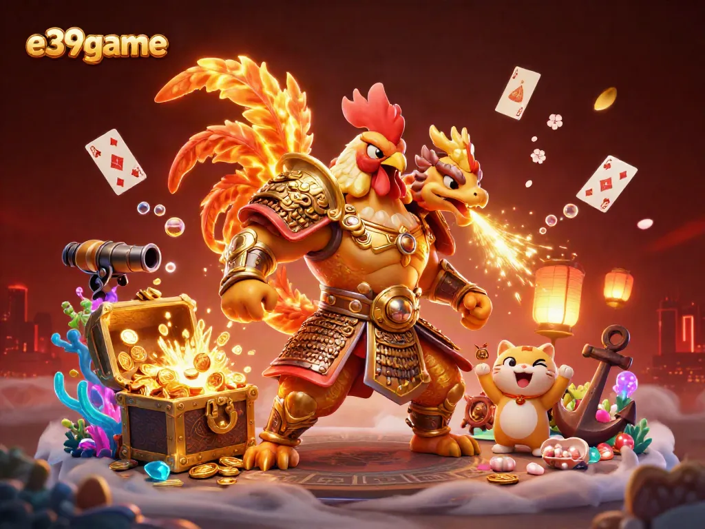 Experience thrilling gaming action with e39game featuring dynamic fighting characters and treasure galore.