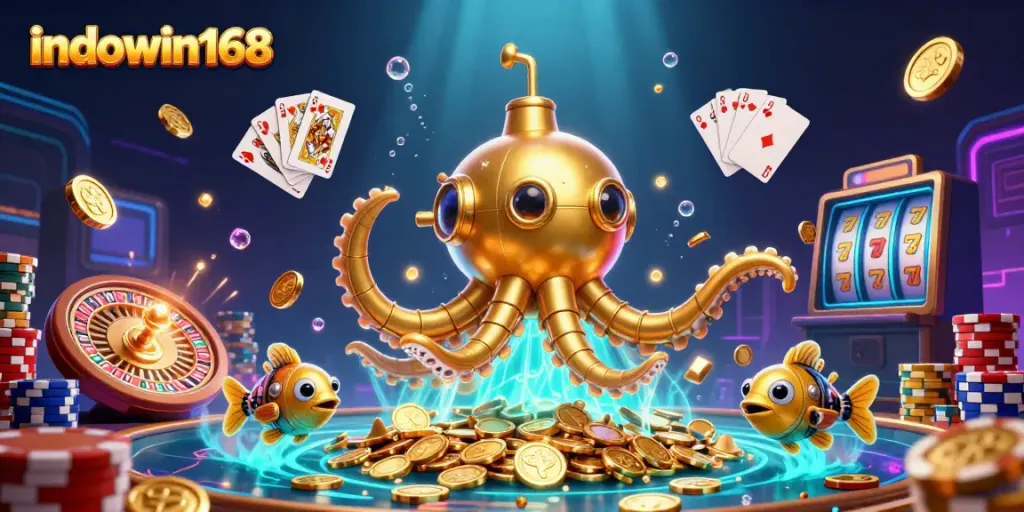 Indowin168: Menyelami keseruan bermain game slot dengan tema kasino modern.