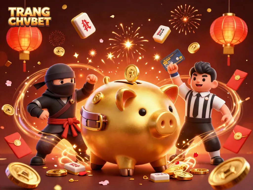 Engaging 3D scene showcasing TRANG CHỦ 88VBET with dynamic casino elements, promoting winning opportunities.