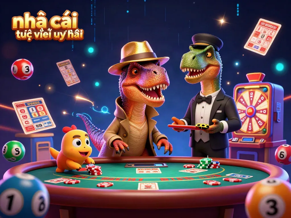 Experience thrilling moments at nhà cái trực tuyến uy tín with vibrant animated lottery scenes.