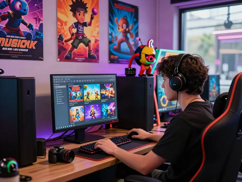 Explore digital gaming options at warung168 in an engaging marketplace.