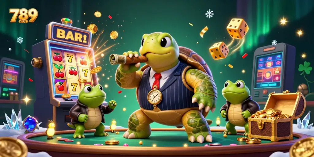 Experience excitement at 789CLUB with vibrant animations and a thrilling casino atmosphere.