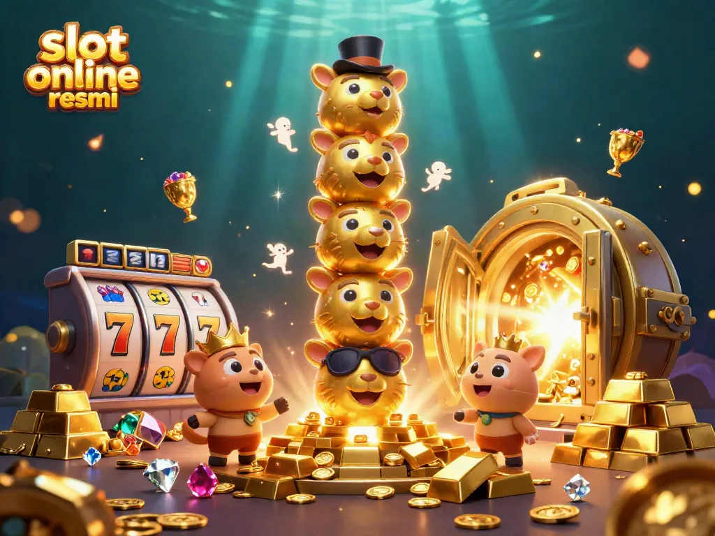 Engage in exciting games at slot online resmi with dazzling visuals and jackpot reels around a golden totem.
