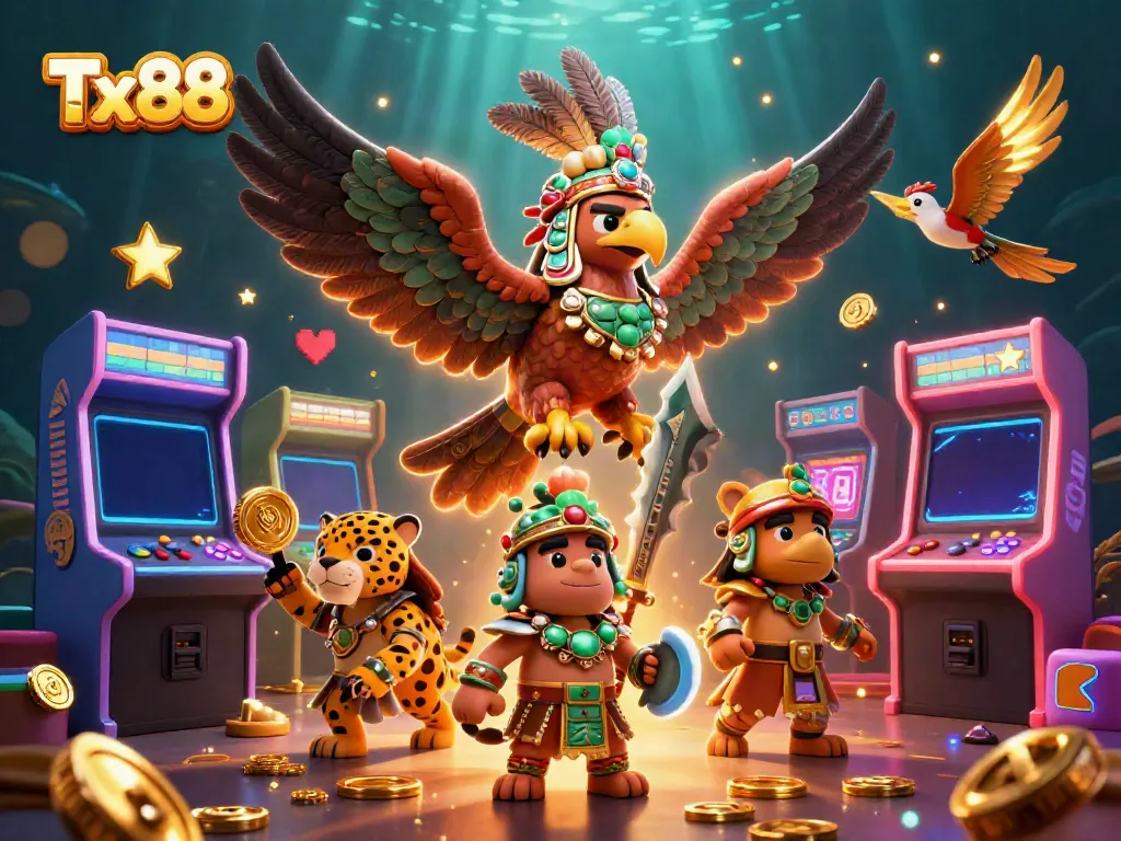 Experience exhilarating gameplay at Tx88 with stunning 3D characters and dynamic casino elements.