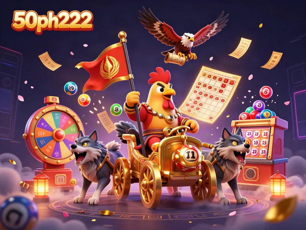 Experience thrilling wins with 50ph222’s dynamic lottery gameplay featuring vibrant elements.