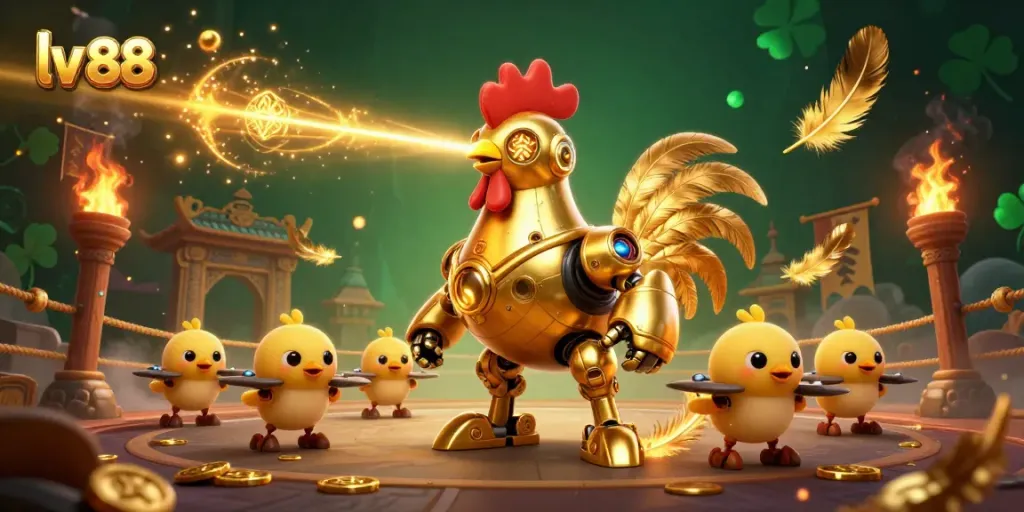 Experience the excitement of lv 88's thrilling online casino environment, featuring vibrant characters and dynamic gaming elements.