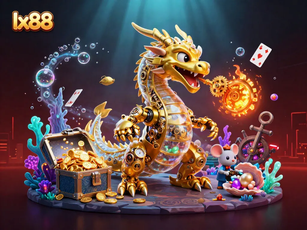 Experience winning strategies with lx88 in a vibrant underwater casino landscape.