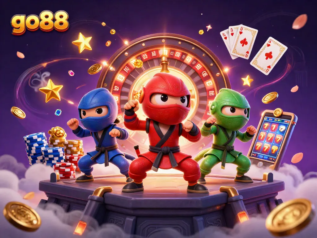 GO88 mang đến trò chơi cực chất với những ninja chameleon chiến binh 3D.
