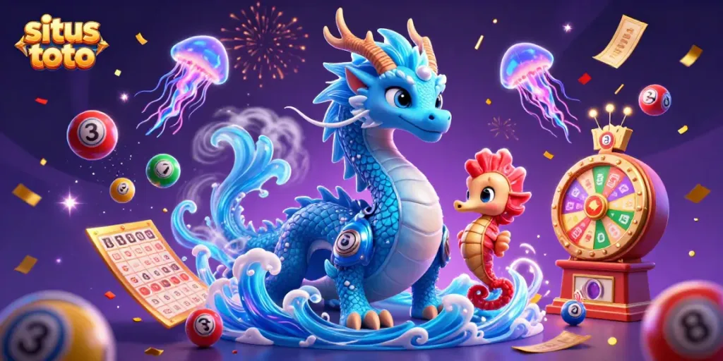 Menangkan permainan di situs toto dengan ilustrasi naga laut dan penyanyi seahorse yang menakjubkan.