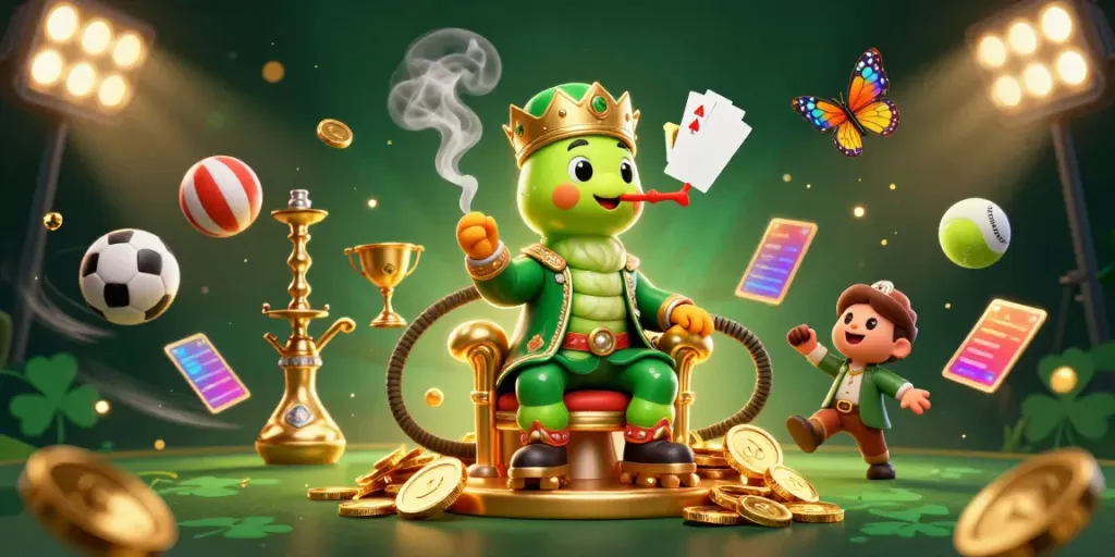 Experience thrilling gaming adventures with 789fzx as cartoon characters and sports elements merge in a vibrant scene.