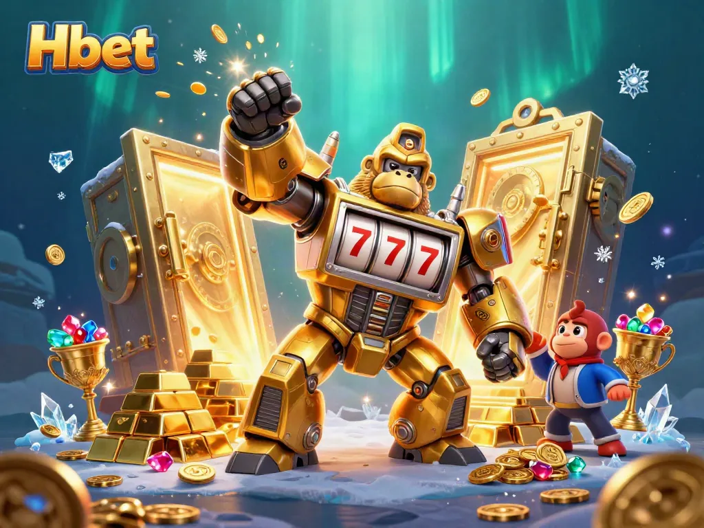 Engage in thrilling adventures with Hbet's golden mech, exploding coins, and dazzling treasures.