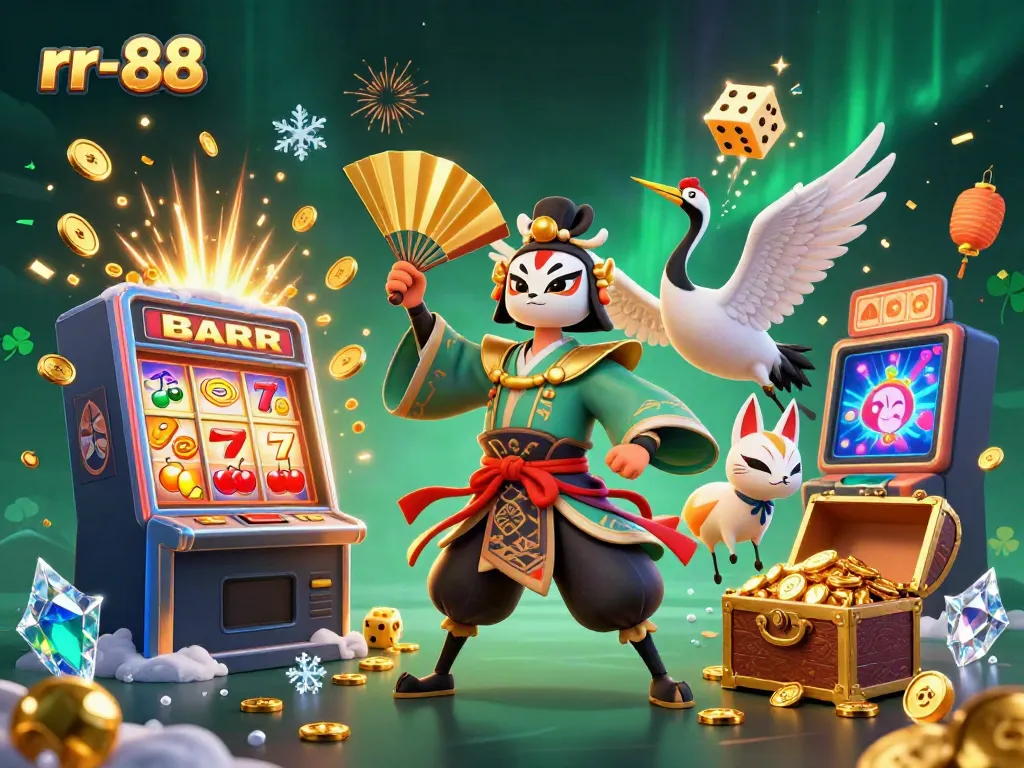 Experience excitement at rr-88 with vibrant slot machines, lively characters, and jackpot thrills.